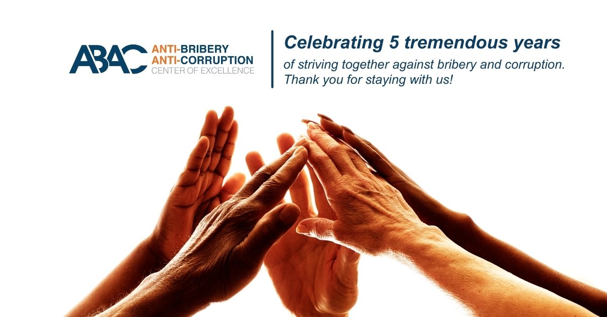 ABAC® celebrates five years of battle against bribery and corruption