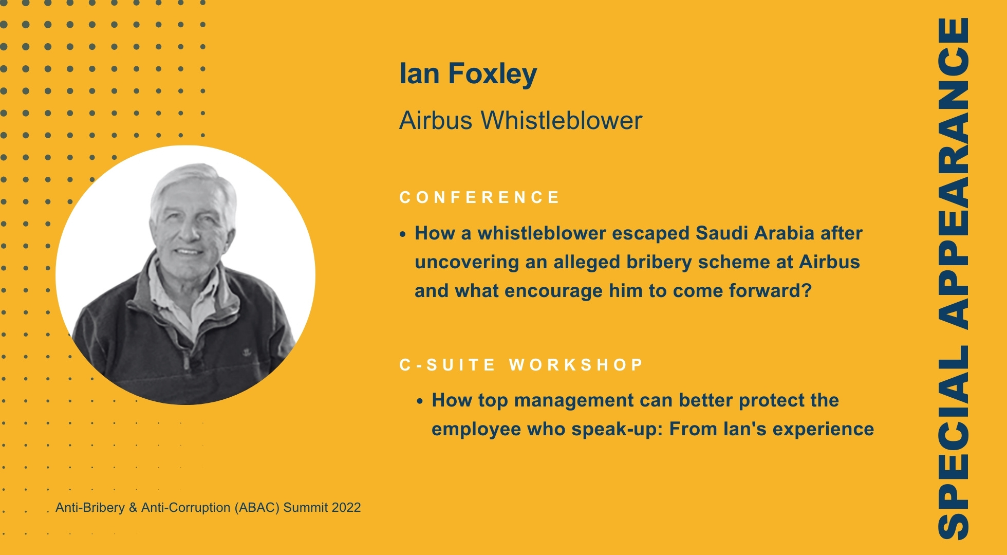 Meet Ian Foxley at ABAC Summit 2022