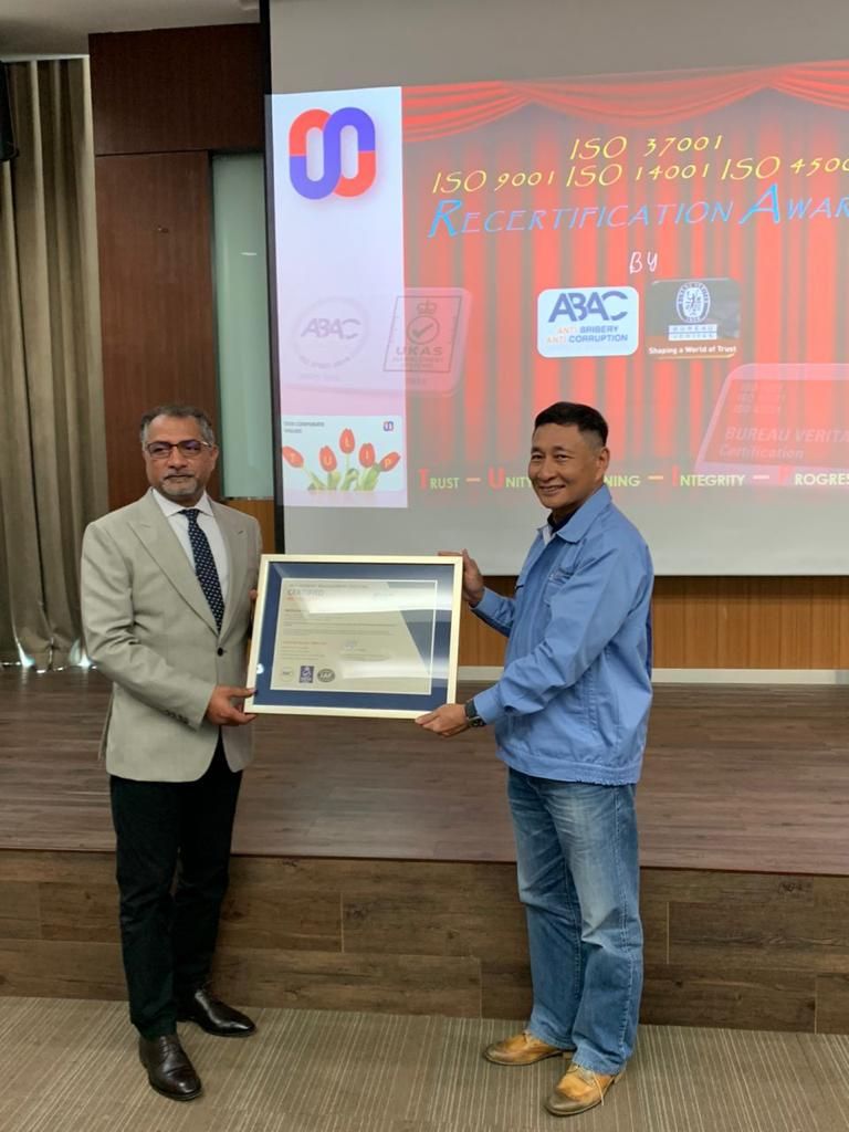 ABAC Group™ Awards ISO 37001 Recertification to Mudajaya Group Berhad
